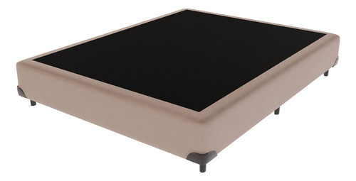 Cama Box Casal Bege Comfort Prime