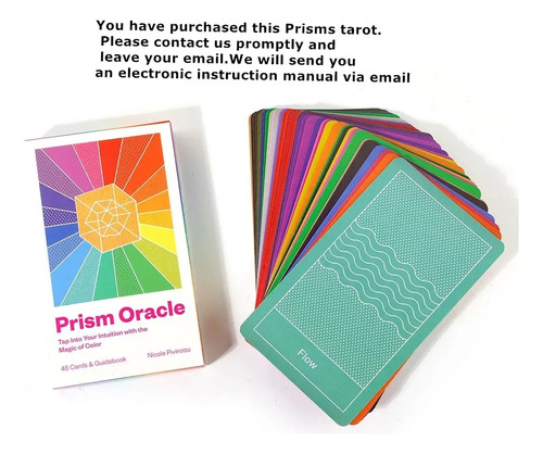 Novo Cartão Party Fate Family Divination Oracle Prisms Paper