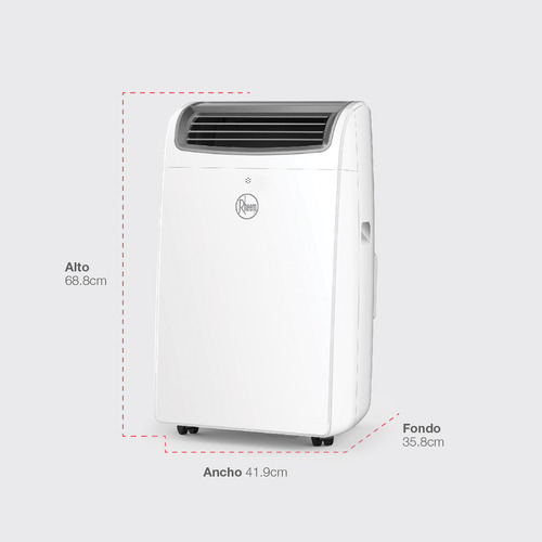 Aire Acondicionado Portátil + Boiler De Paso 6l Gas Lp Combo
