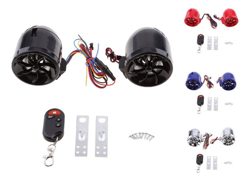 ( 12v Fm Radio De Motocicleta/bocina Mp3 Reproductor De