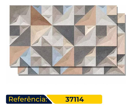 Revestimento Cerâmico Karina Origami Mix 32x57cm Caixa2,00m²