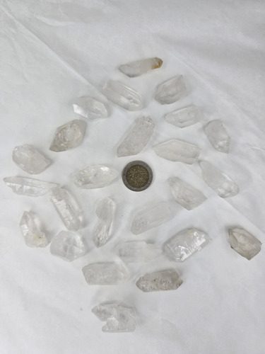 Puntas De Cuarzo Mini - 2cm X20 Unidades -piedra Energética Blanco