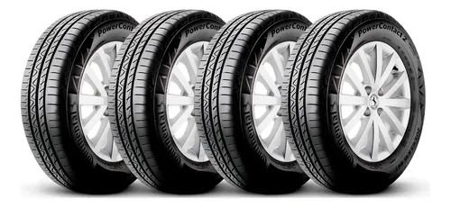 Kit 4 Pneus 175/65R14 Continental PowerContact 2 82T Aro 14