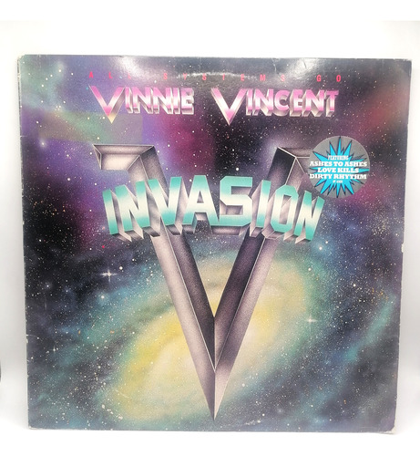 Kiss Vinnie Vincent Invasion All System Go Lp Promocional 88