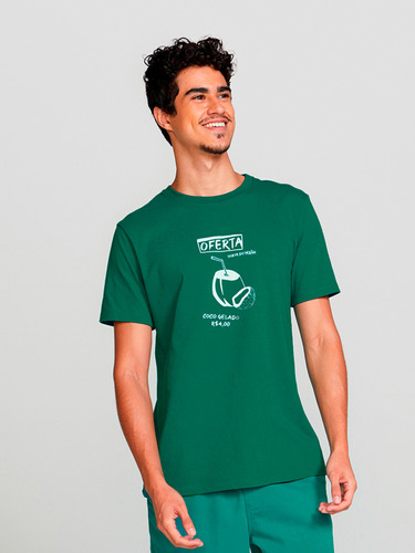 Camiseta Con Estampa Modelo Regular - 4fyf
