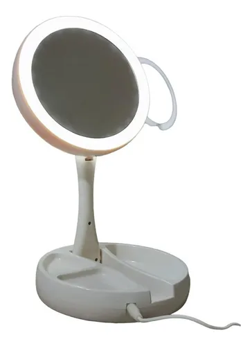 Espejo Maquillaje Aro Led Luz