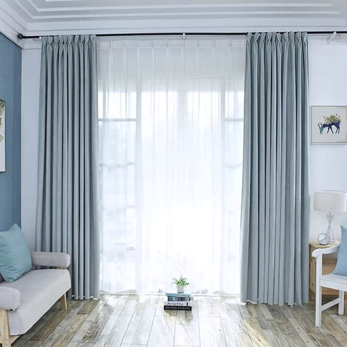 Cortina Multifuncional Lujo Discreto Chenill Blackout140x230