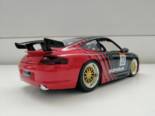Jada Porsche 911 Gt3 Rs 996 Advan 1:24 Rojo (Usado)