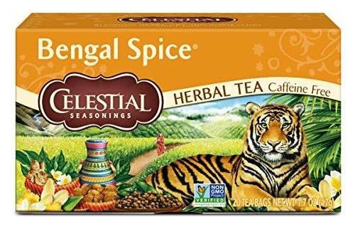 Caja De Tè Celestial Seasonings Té De Hierbas, Especias De