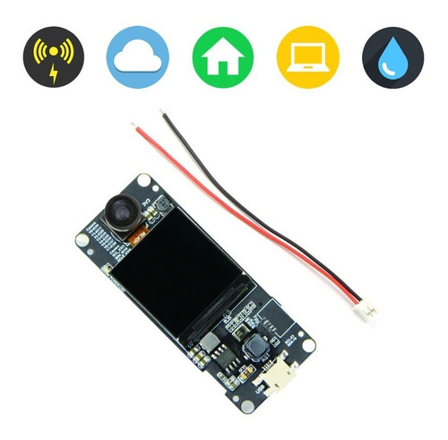 Imagen 7 de 7 de Ttgo T-camera Plus Esp32 Spram Camara Mpu6050 Mic Wifi Sd Bt