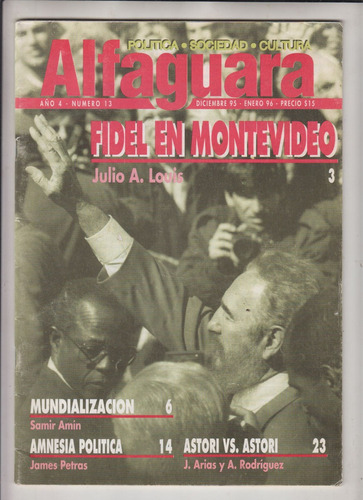 Uruguay Revista Alfaguara Nº 13 Centro Carlos Marx Año 1995