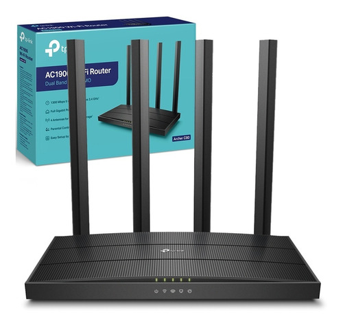 Tp Link Router Wifi Dual Band 1900mbps Alta Potencia C80 