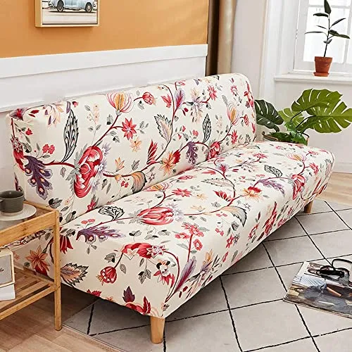 Funda Para Sofá Cama Sin Brazos, Funda Elástica Para Futón,