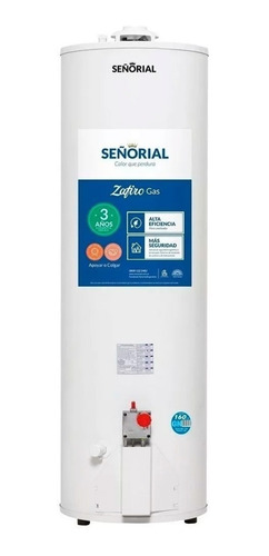 Imagen 1 de 1 de Termotanque multigas Señorial Zafiro TTS-160 blanco 160L