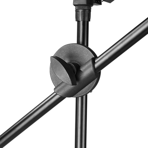 Suporte Tripé Girafa Universal Para Microfones Stm01 Sonoros Cor Preto