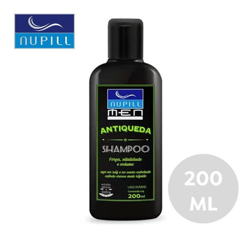 Shampoo Antiqueda Masculino Nupill 200ml