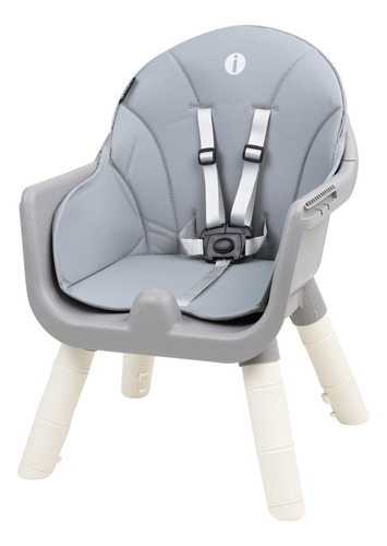 Silla Alta 6 En 1 Golden Multifuncional Color Gris Infanti Golden Gris
