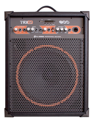 Alto-falante LL Audio TRX 12 Preto com Bluetooth 127V/220V