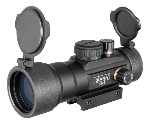 Scope Mira Luneta Red Dot Retículo Iluminado 3x44 Diana 