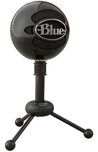 Microfono Usb Blue Snowball Para Pc Y Mac Color Gloss black