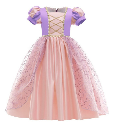 Rapunzel Sofia Princesa Vestido Disfraz Cosplay For Niños