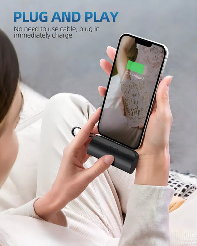 Cargador Portátil De Bolsillo 18000 Mah Para Android, Iphone Blanco