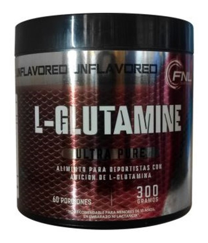 L-glutamina En Polvo Fnl (300 Grs) Reneracion Muscular 