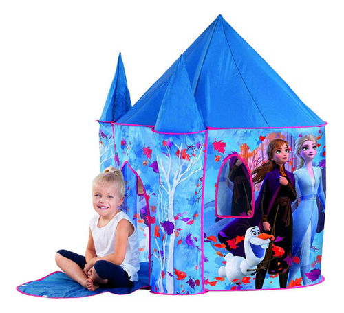 Casa De Campaña Juegos Para Niños Castillo Frozen Plegable