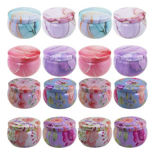 16 Cajas De Aromaterapia Selladas De 60 Ml, Latas Redondas