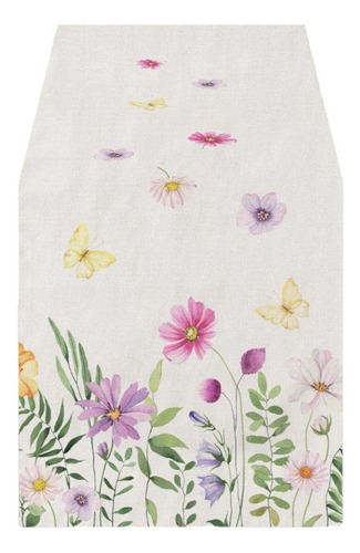 Table Runners Bandeira De Mesa Com Flores De Linho, Casament