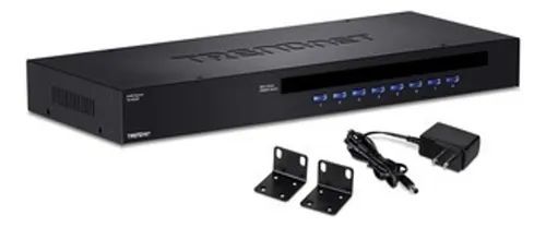 Switch Kvm 8 Puertos Usb / Ps2 Rack Trendnet Tk803r¡