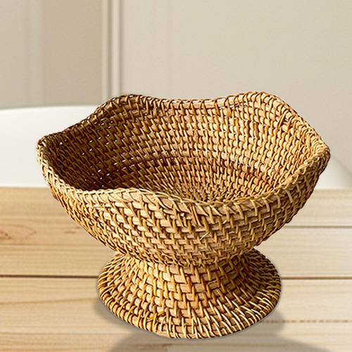 Cesta De Frutas Com Pés, Cesta Decorativa Para Casa, Sala S