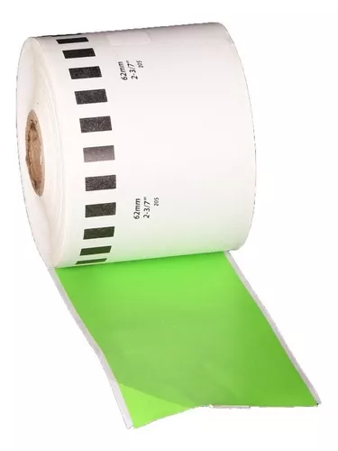 Papel Contínuo Blanco y Verde