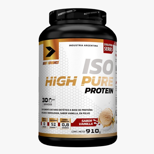 Iso High Proteína Isolada + Hidrolizada Body Advance 910g