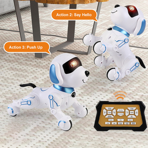 Programa Rc Robot De Juguete Para Perros Con Control Remoto