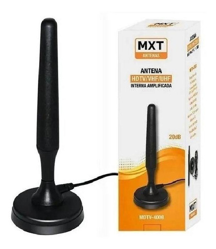 Antena Tv Amplificada 25db Mxt Mdtv 400b Digital Hd Uhf