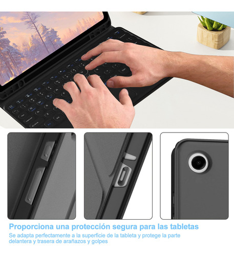 Funda Tablet Para Samsung S6 Lite 10.4 Con Lápiz Mouse