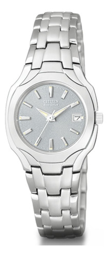 Reloj Citizen Eco Drive Dama Plateado Ew1250-54a