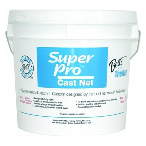 Super Pro 7-foot Mono Cast Net With 5/8-inch Mesh