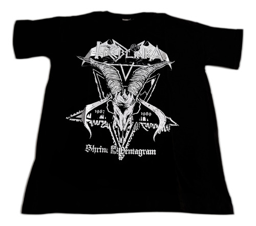 Treblinka Shrine Of The Pentagram Polera Talla L Hellblast