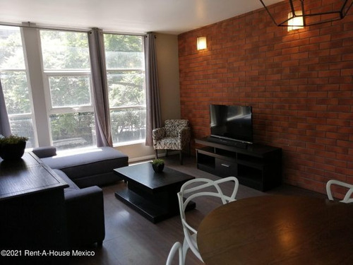 Imagen 5 de 14 de Departamento Amueblado En Renta En Polanco 2 Hab, 1 Baño. F.m
