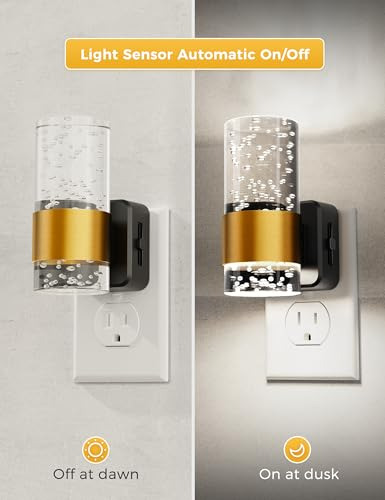 Luces Nocturnas Para Enchufar En La Pared, Luz Nocturna Led