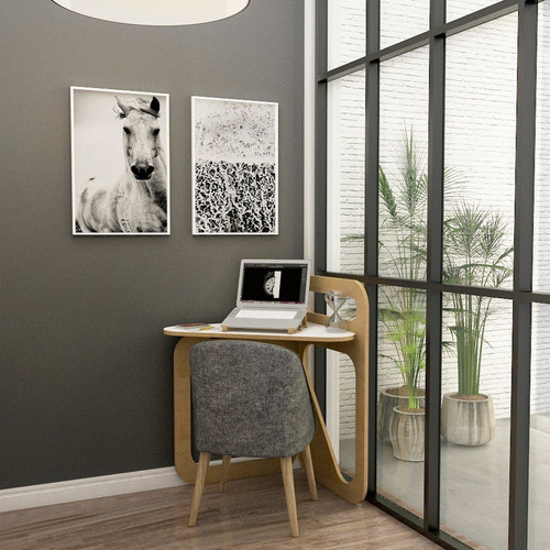 Escritorio Tres, Plegable + Soporte De Celu