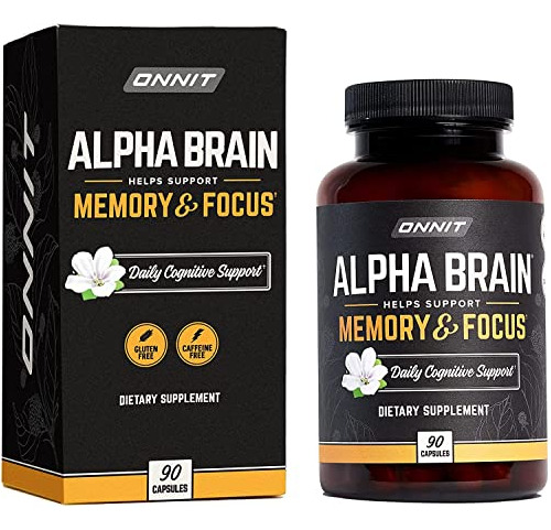 Onnit Alpha Brain (90 Ct)  Mas De 1 Millon De Botellas Vend