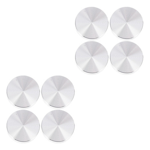 . Soporte De Mesa De Vidrio Con Disco Circular De Aluminio