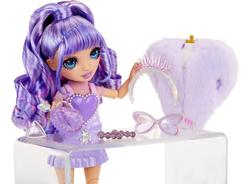 Rainbow High Creative Crystals Muñeca Violet Willow