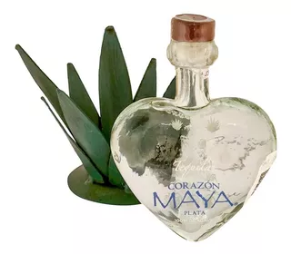 Tequila Corazón Maya Plata 75ml Con Base De Agave