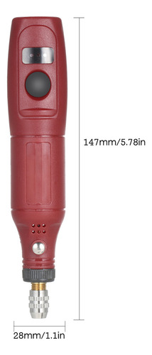Mini Amoladora Rotativa De 12 V, Variable, 24 Accesorios