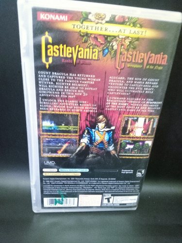 Castlevania The Drácula X Chronicles Psp Sin Manual Conenvío (Reacondicionado)
