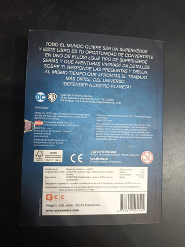 Lego Superheroes Libro De Los Superheroes Ecc Español